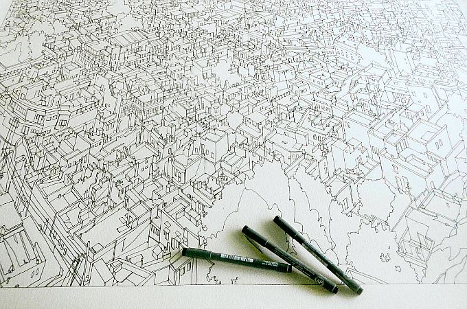 680x450 fantastic cities - Fantastic Drawing