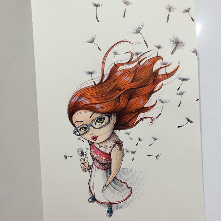 710x710 fantastic sketches drawings - Fantastic Drawing