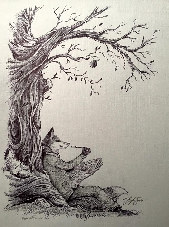 712x960 Fantastic Mr Fox - Fantastic Mr Fox Drawing