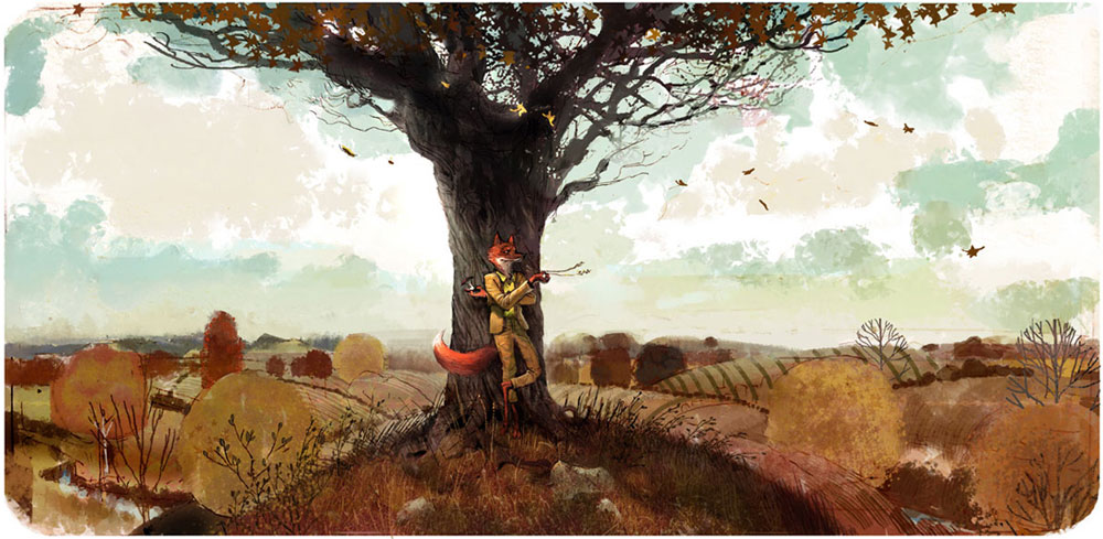 1000x489 Insider Interview With Mr Artist! Kidsmomo - Fantastic Mr Fox Drawing