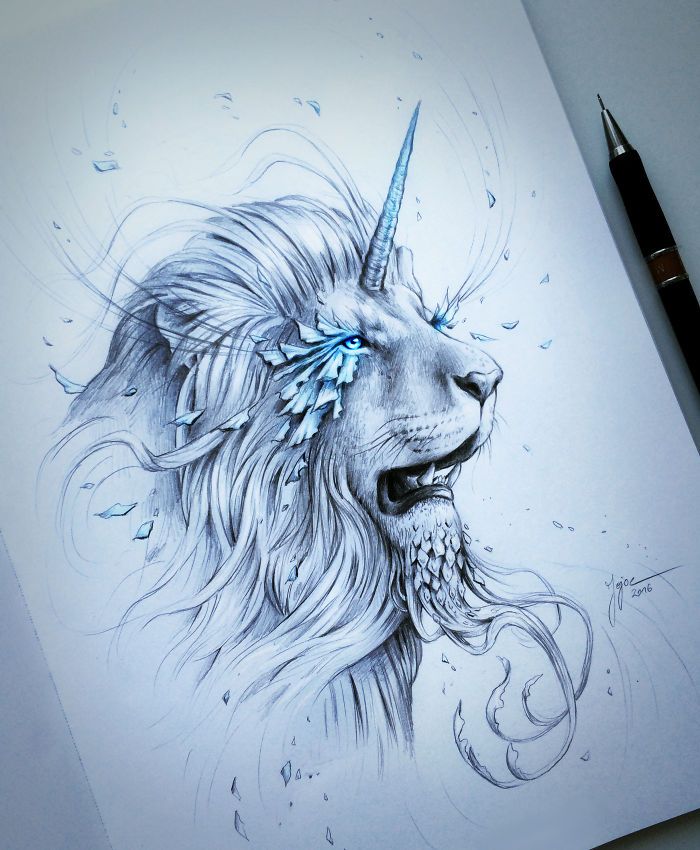 700x850 fantasy drawings - Fantasy Art Drawings