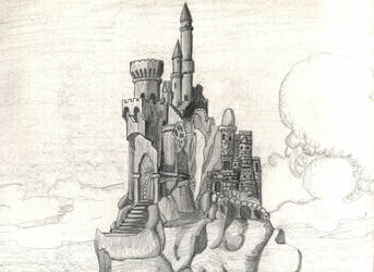 343x250 maya fantasy castle - Fantasy Castle Drawing