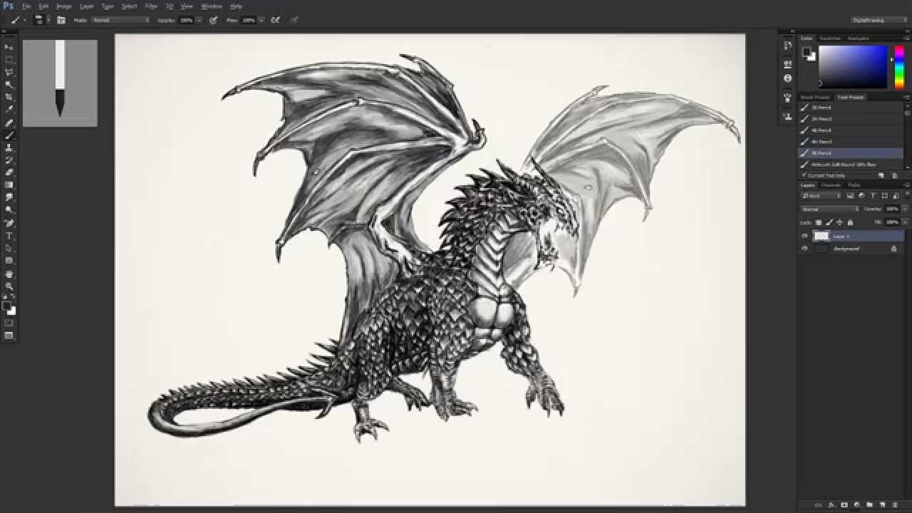1280x720 drawing fantasy creatures digitally introduction - Fantasy Creatures Drawings
