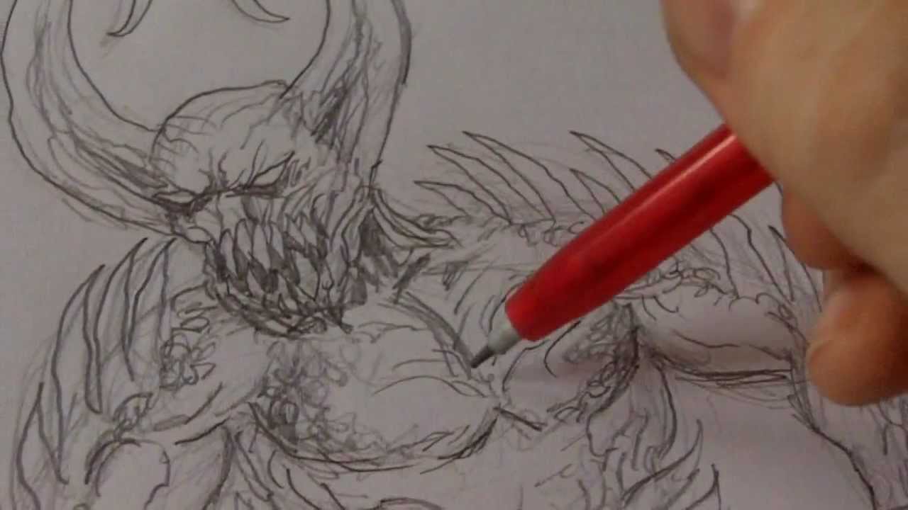 1280x720 how to draw fantasy creature whilst possessed - Fantasy Creatures Drawings