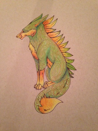 320x427 i'm new to here i mostly draw fantasy creatures and animals - Fantasy Creatures Drawings