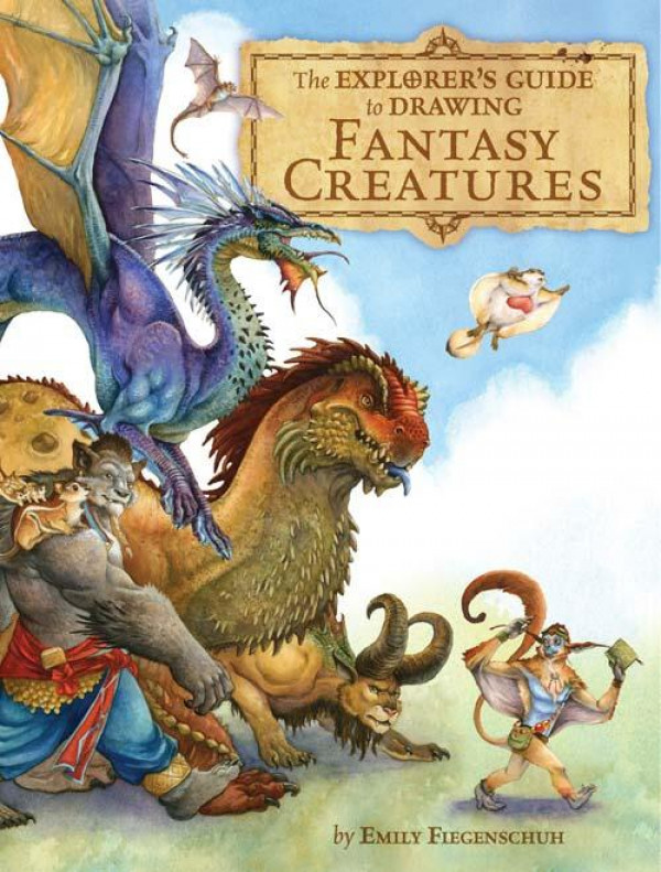 600x791 the explorer's guide to drawing fantasy creatures - Fantasy Creatures Drawings