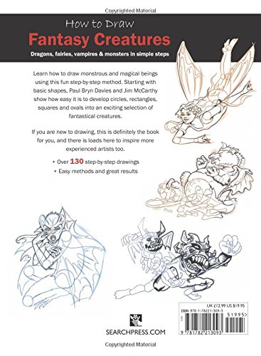 367x500 how to draw fantasy creatures dragons, fairies - Fantasy Creatures Drawings