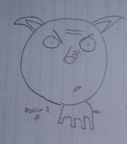 413x468 A Drawing With A Fantasy Tractor Driven - Fantasy Drawings