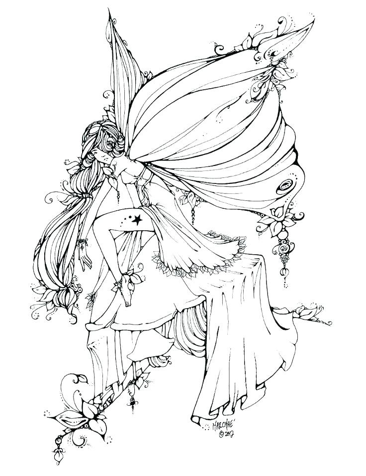 736x955 Fantasy Fairy Coloring Pages - Fantasy Fairy Drawings
