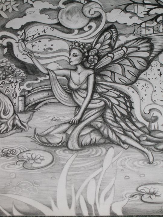 540x720 Fantasy Fairy - Fantasy Fairy Drawings