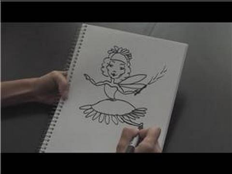 480x360 How To Draw How To Draw A Fantasy Fairy - Fantasy Fairy Drawings