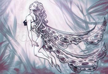 350x240 How To Draw A Fantasy Fairy, Step - Fantasy Fairy Drawings