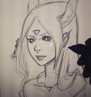 320x341 Hey! While I'm Trying To Figure Out How This Cool Siteapp Works - Fantasy Girl Drawing