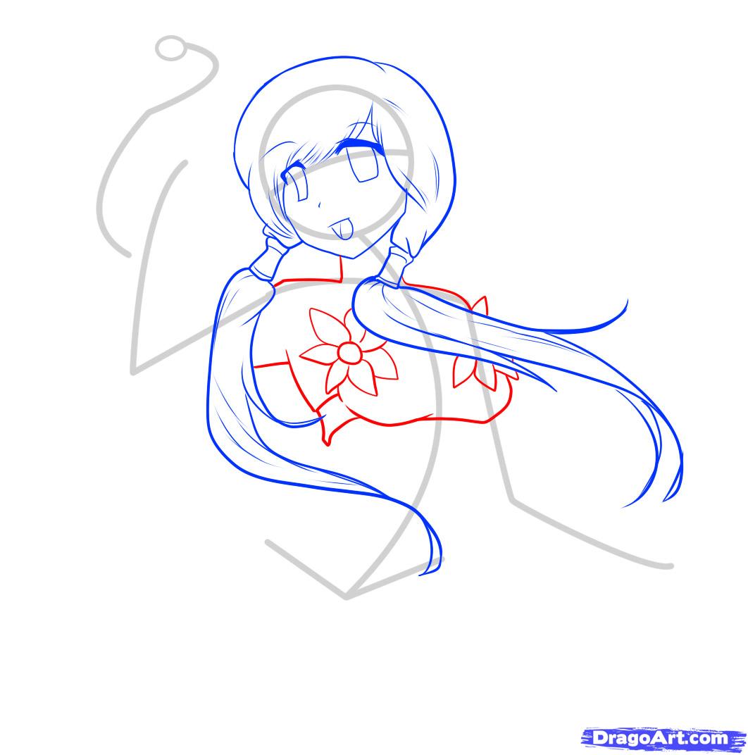 1062x1072 how to draw a fantasy girl, fantasy girl, step - Fantasy Girl Drawing