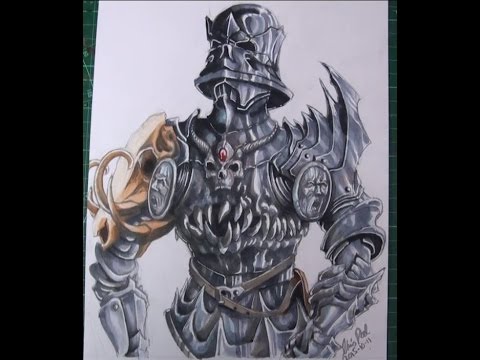 480x360 Dark Knight - Fantasy Knight Drawing