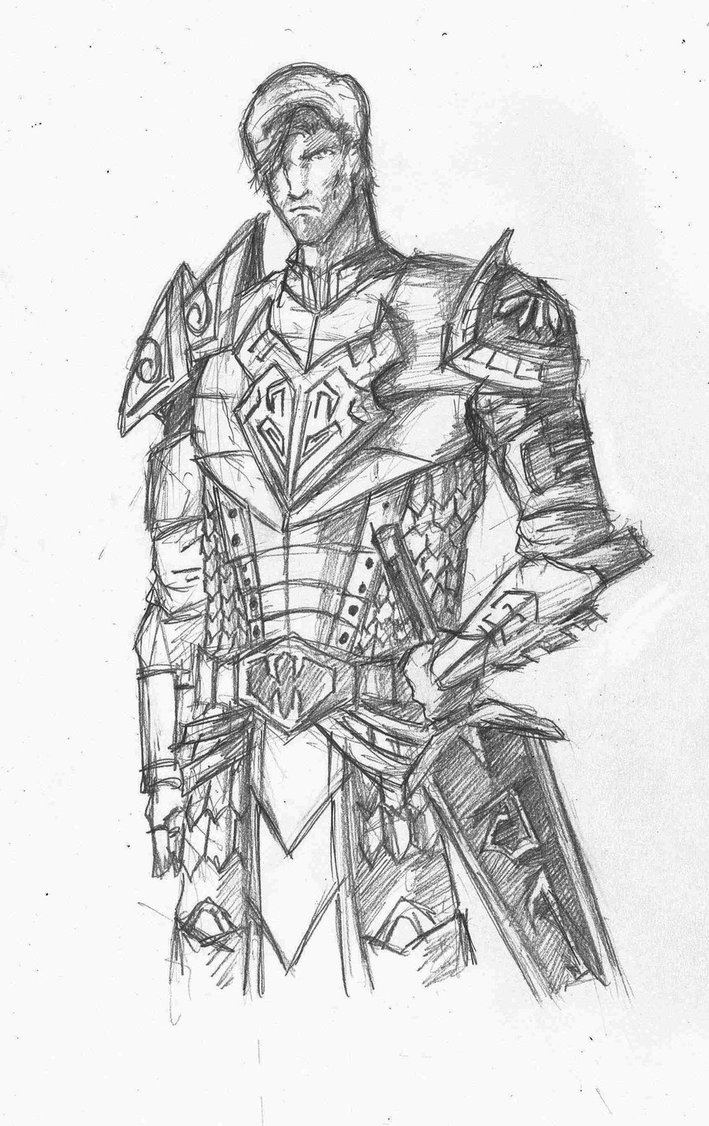 709x1126 Knight Drawing Fantasy For Free Download - Fantasy Knight Drawing