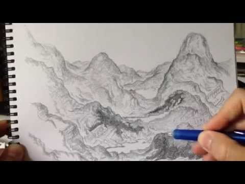 480x360 Jmb's Artlog - Fantasy Landscape Drawing