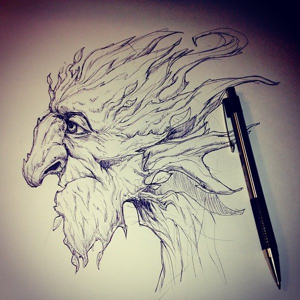 600x600 How To Draw A Tree Troll Draw Fantasy Art - Fantasy Tree Drawing