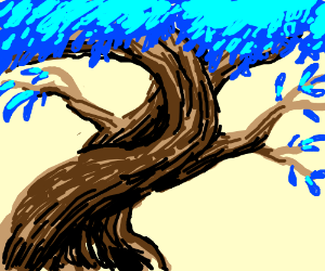 300x250 Beautiful Fantasy Tree Drawing - Fantasy Tree Drawing