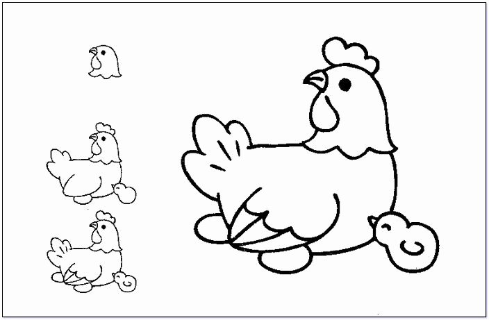704x461 farm animals cartoon pictures fresh easy to draw cartoon farm - Farm Animals Drawing