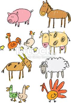 236x339 how to draw farm animals how to draw farm animals drawings - Farm Animals Drawing