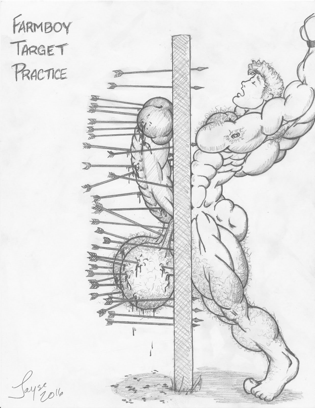 1236x1600 Jayse's Brutal Ball Busting Drawings - Farm Boy Drawing
