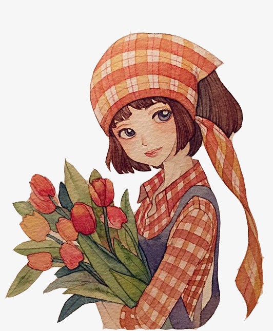 532x645 farm girl, farm clipart, country style png image and clipart - Farm Girl Drawing