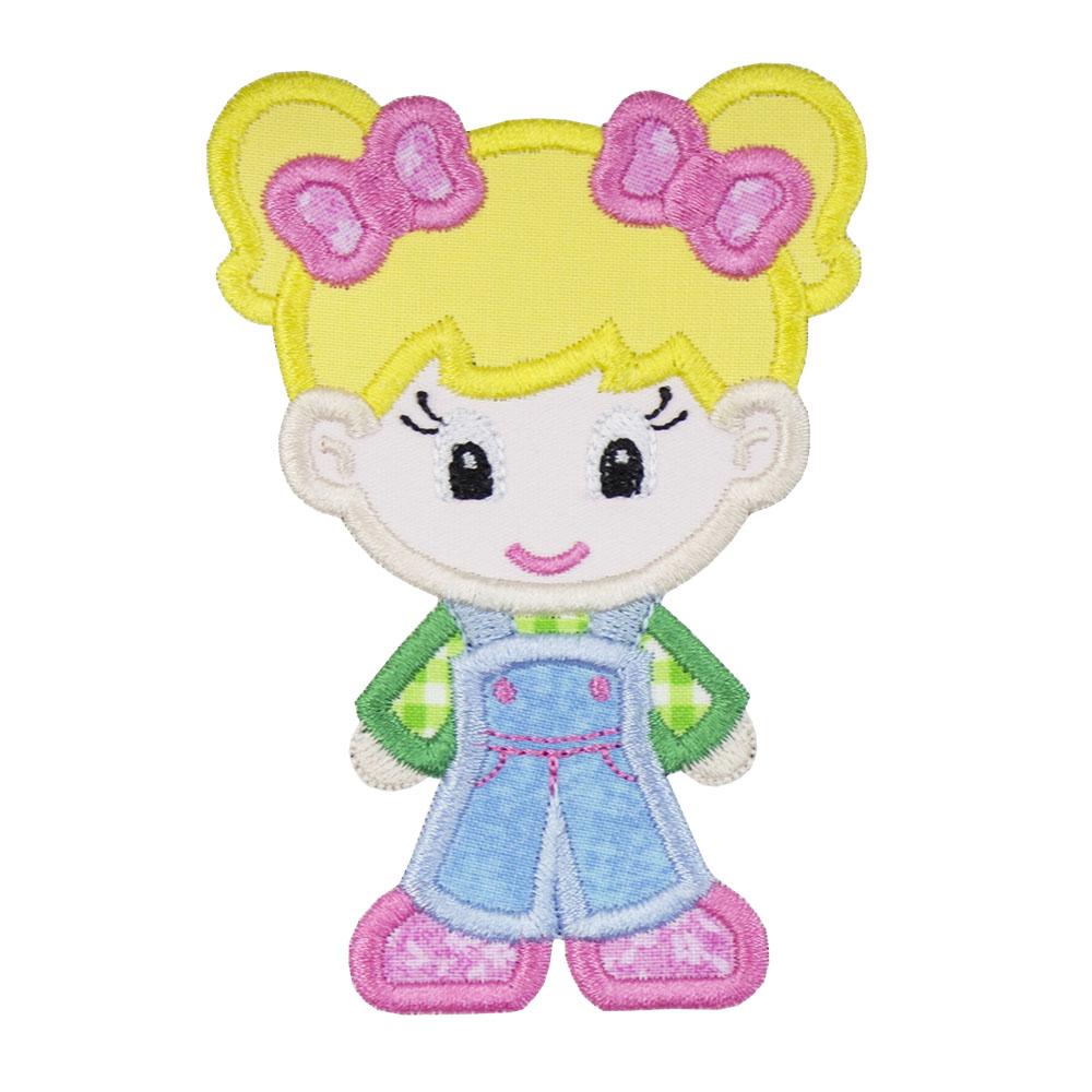 1000x1000 farm girl patch sew lucky embroidery - Farm Girl Drawing