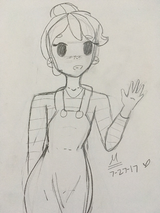 320x427 Farmgirl Drawings On Paigeeworld Pictures Of Farmgirl - Farm Girl Drawing