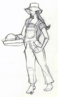 194x320 richard pince's life drawing blog october - Farm Girl Drawing