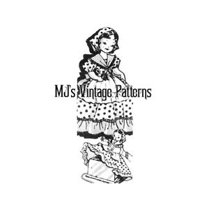 300x300 vintage toaster cover doll pattern farm girl ebay - Farm Girl Drawing