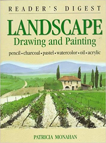 352x474 Landscape Drawing Painting Patricia Monahan - Farm Landscape Drawing