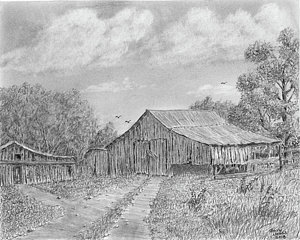 300x240 Farm Scene Drawings Fine Art America - Farm Scene Drawing