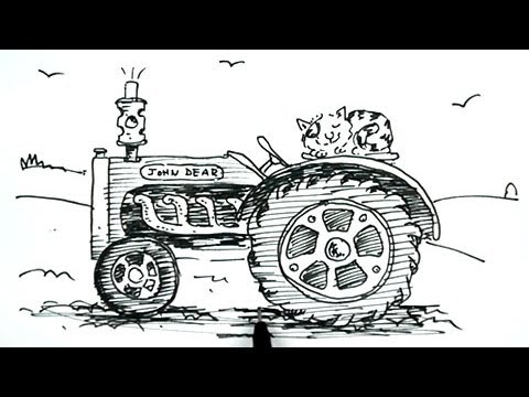 480x360 Draw The Tractor From Mudpuddle Farm - Farm Tractor Drawing