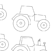 Как просто нарисовать трактор