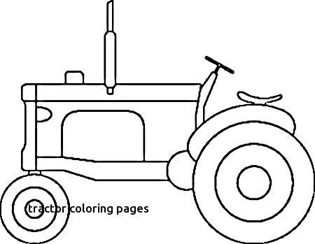 450x349 Tractor Colouring - Farm Tractor Drawing
