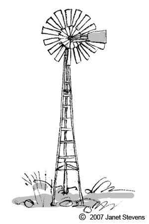 300x450 Farm Windmill Clipart Great Free Clipart, Silhouette, Coloring - Farm Windmill Drawing