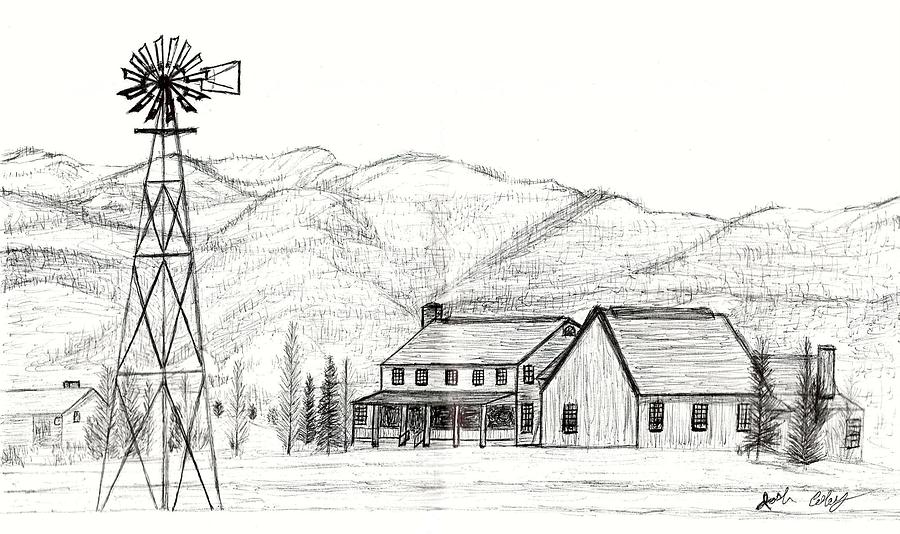 900x534 Farm Windmill Drawing - Farm Windmill Drawing