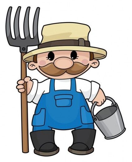 425x520 When Are We Going To Stop Seeing Farmers As Rubes And Hayseeds - Farmer Cartoon Drawing