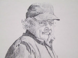 300x225 vintage lynn anderson lynas sketch drawing man farmer smoking - Farmer Drawing