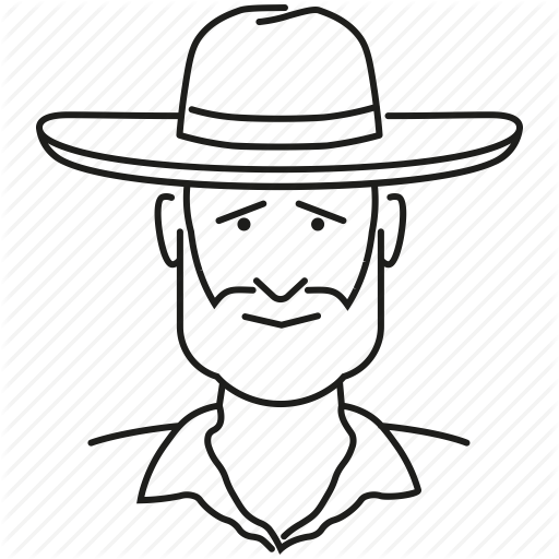 512x512 Drawing Farmer Man Transparent Png Clipart Free Download - Farmer Man Drawing