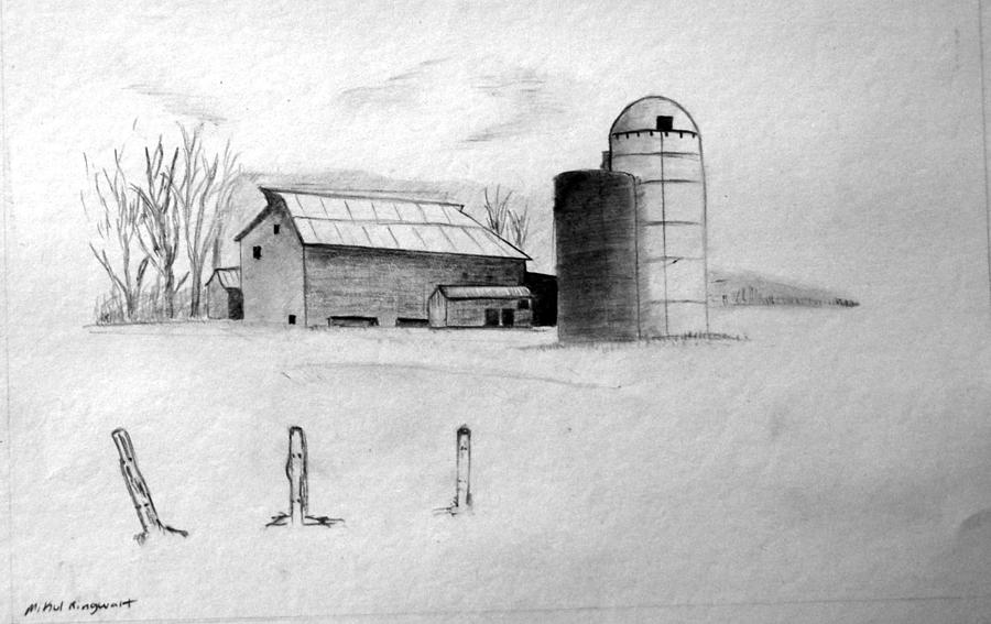 900x567 farmhouse drawing - Farmhouse Drawing