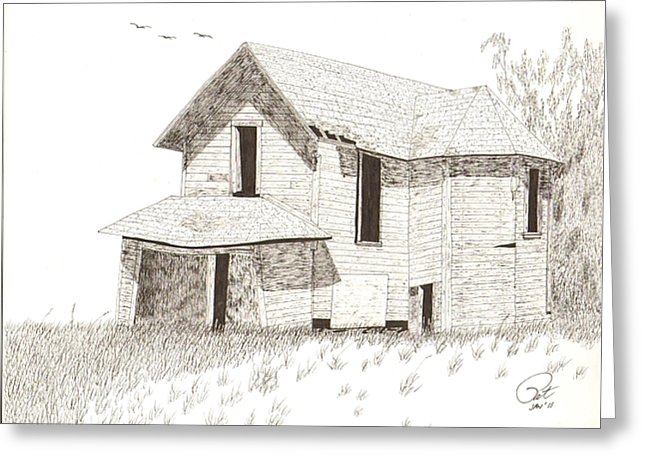 646x469 farmhouse drawing - Farmhouse Drawing