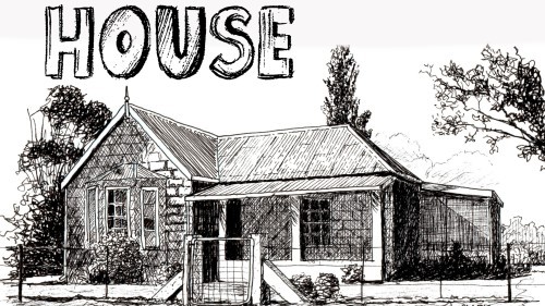500x281 how to draw a farmhouse in pen and ink online art lessons - Farmhouse Drawing
