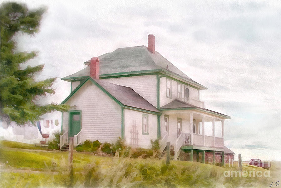 900x602 american farmhouse drawing - Farmhouse Drawing