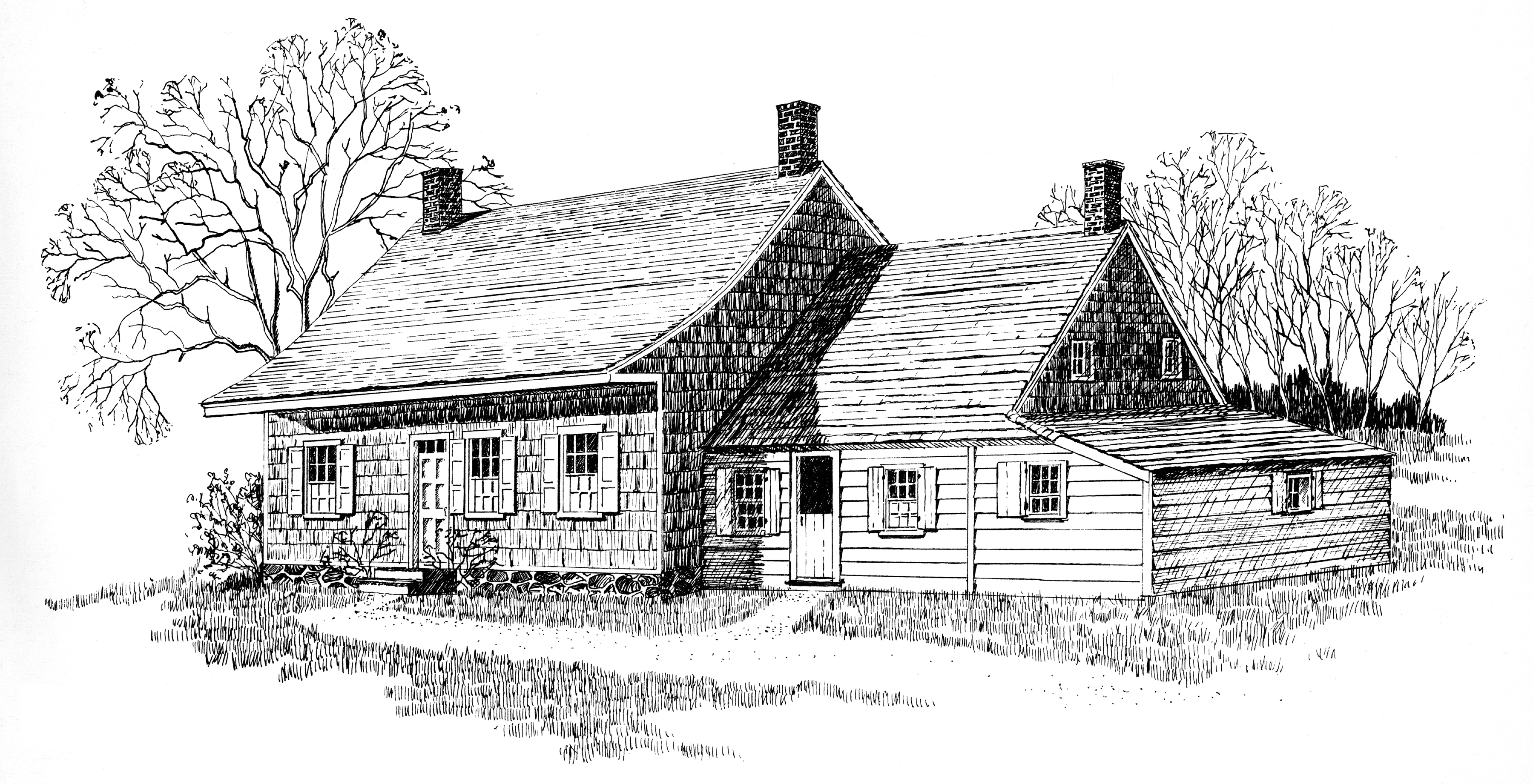 Farmhouse Drawing at Explore collection of