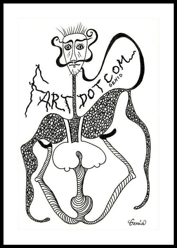 600x844 Fart Framed Print - Fart Drawing