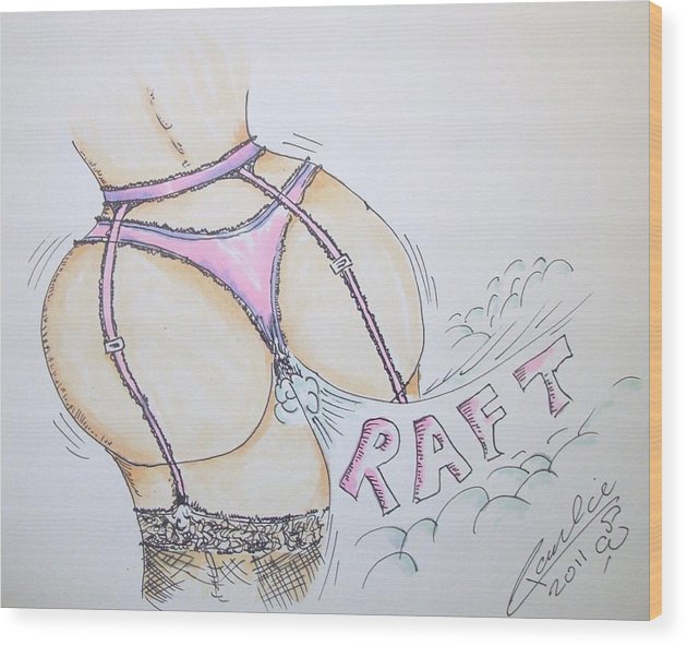 630x592 Bimbo Fart Wood Print - Fart Drawing