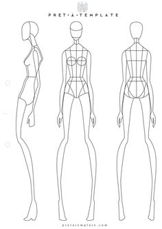 236x333 Woman Body Drawing Template Archives - Fashion Body Drawing