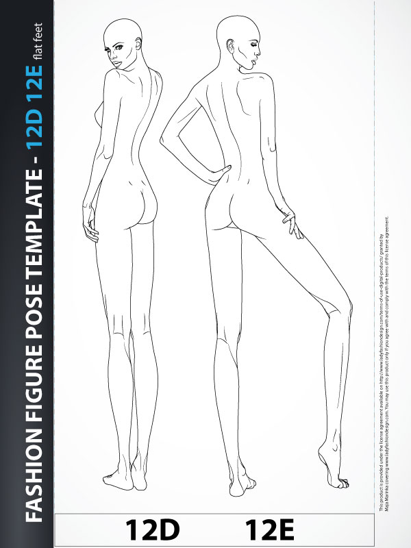 600x800 Drawing Fashion - Fashion Body Drawing